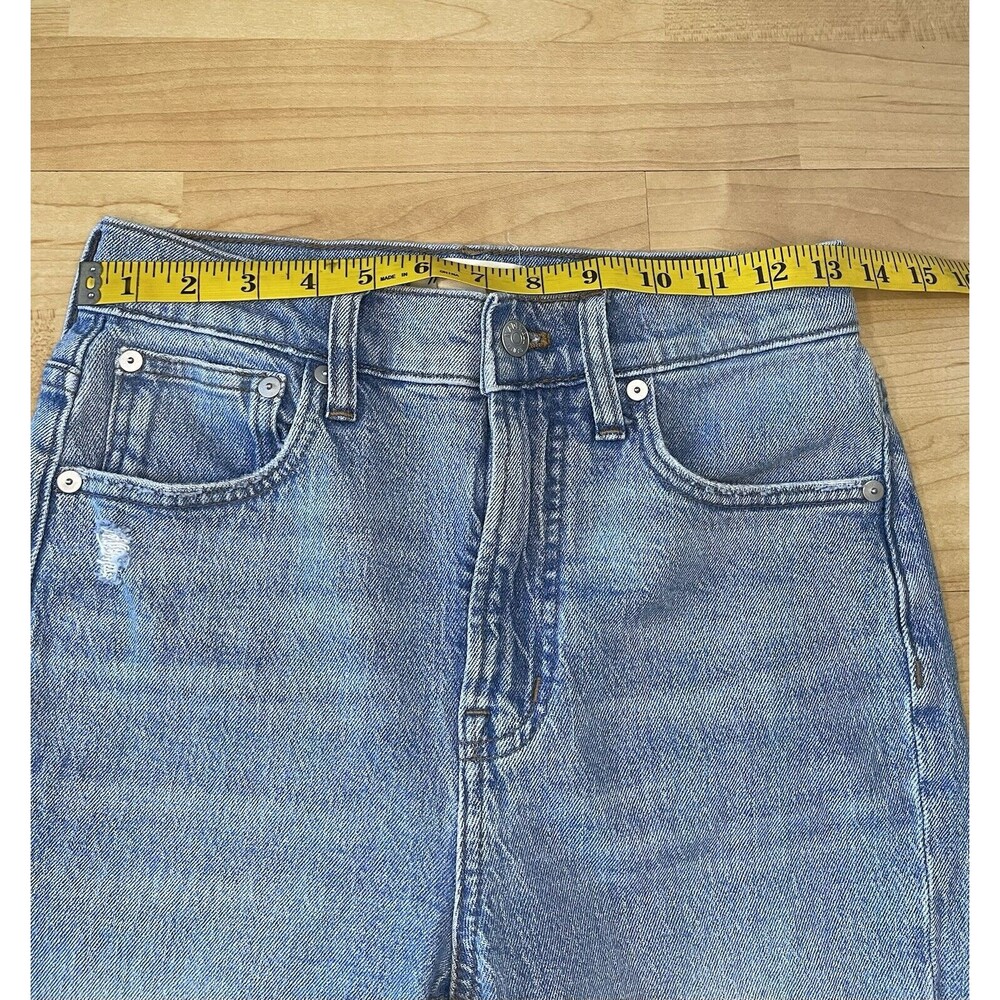 Madewell The Perfect Vintage Jean Ripped Knee Size 25 - Picture 8 of 12
